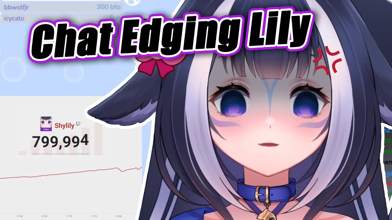 Chat Trolling Lily at 800k followers