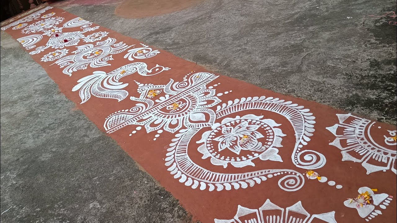 beautiful and attractive jhoti chita for manabasa gurubara (full video)/ଲଷ୍ମୀପୂଜା /big alpona