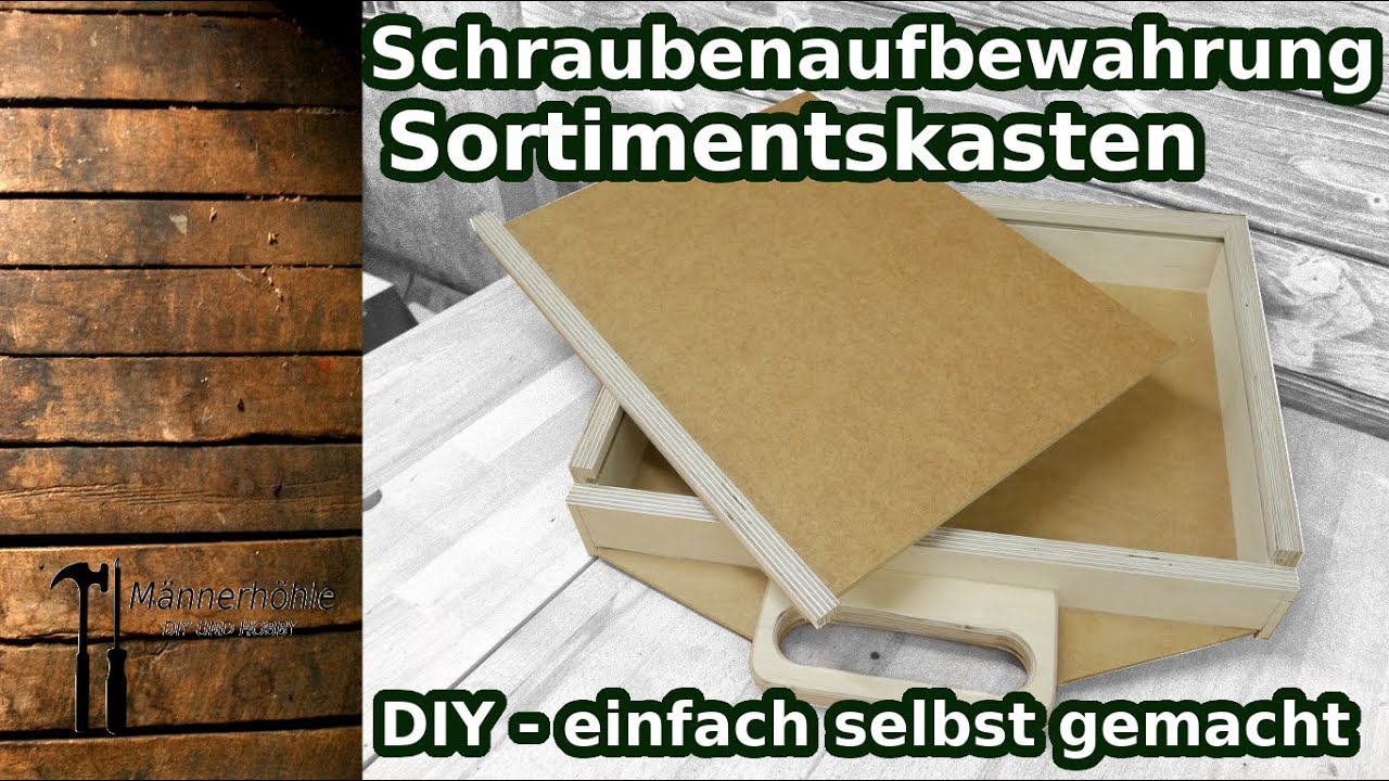 Schraubenaufbewahrung/Kleinteileaufbewahrung DIY - Aufbewahrung f&uuml;r Schrauben und Co.