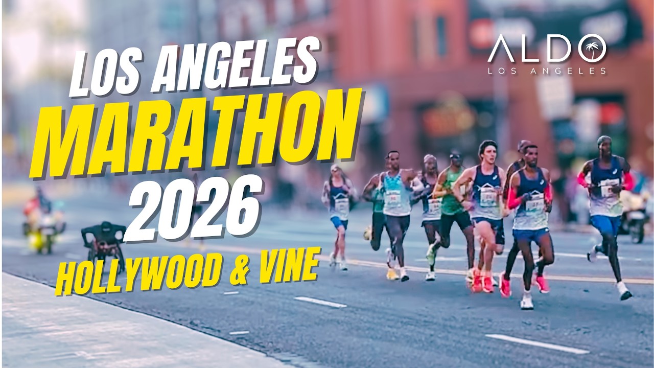 Los Angeles Marathon 2026 Live at Hollywood and Vine #lamarathon # lamarathon2026 #werunla