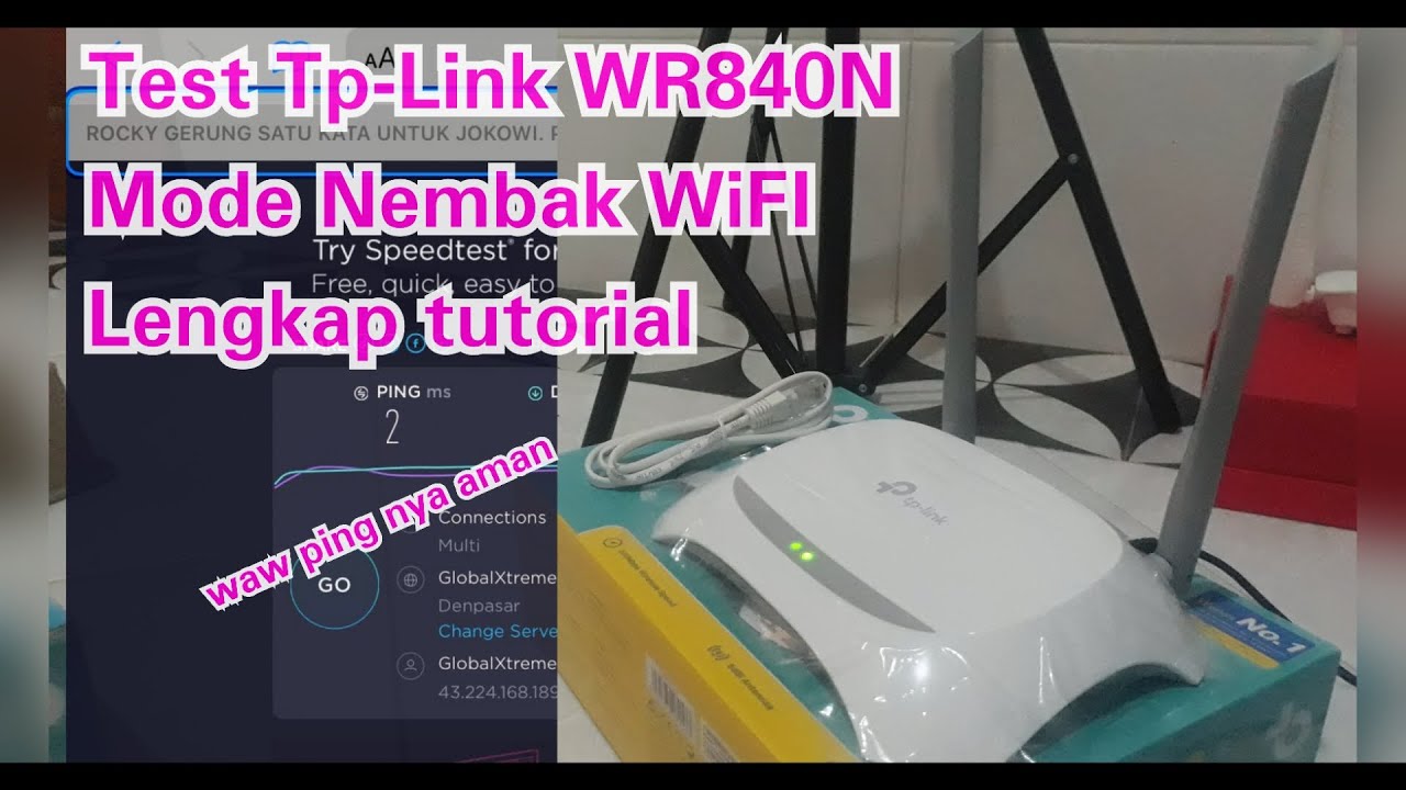 Setting Tp Link WR840N Mode WISP atau Nembak WiFi