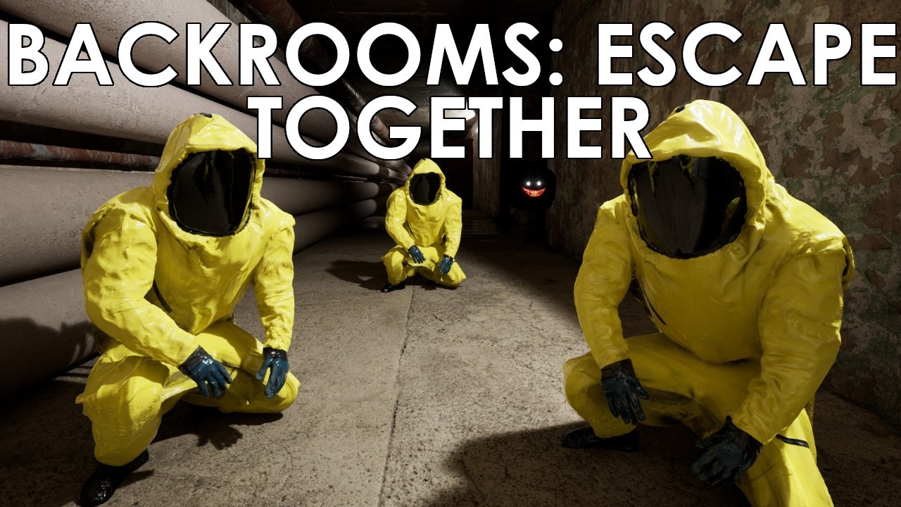 We Finally Fell Into The Backrooms! | Backrooms: Escape Together