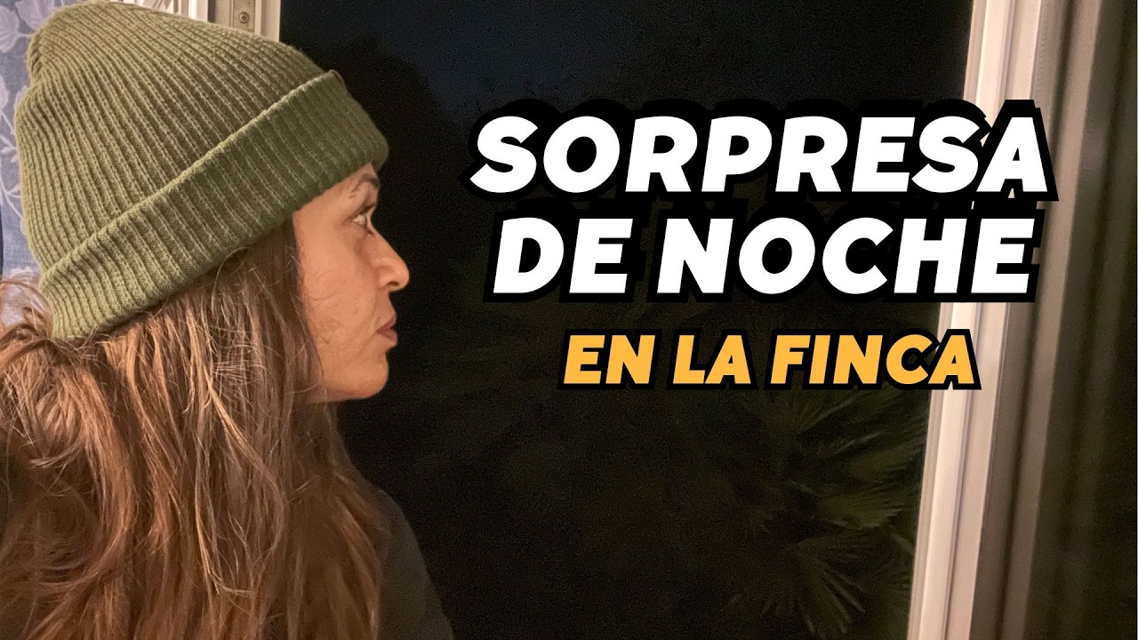 Paseo nocturno INQUIETANTE por la FINCA y veo algo INESPERADO. Vlog282