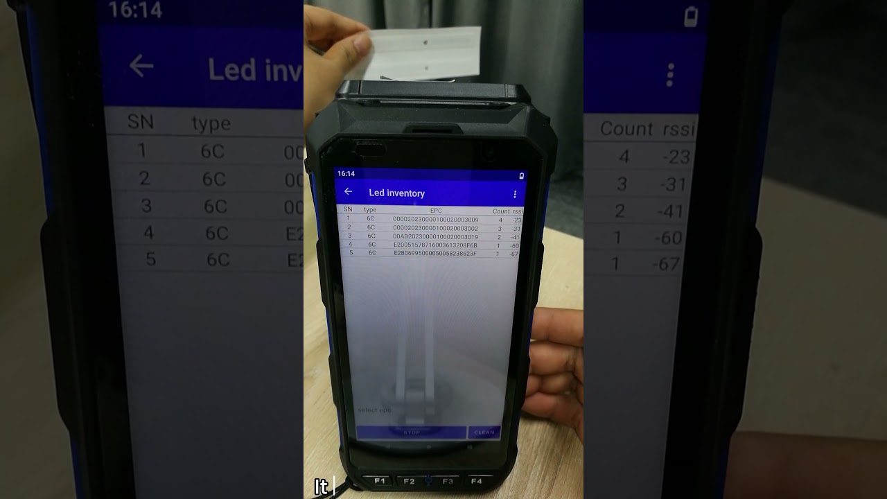 RFID Sticker with LED Lighting for asset finding