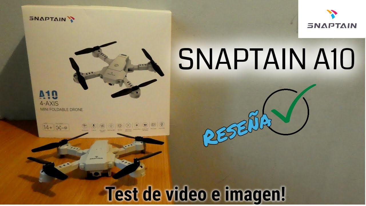 Snaptain A10. El mini drone barato de Amazon. Español