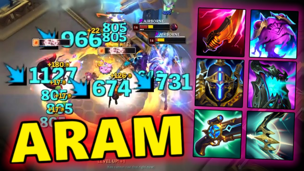 ARAM LOL FUN Moments 2024 (Pentakill, Clash, Orianna, Riven, Vayne, Darius) 