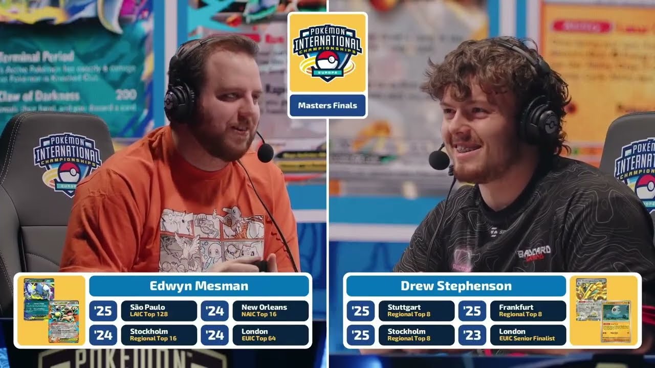 Финал турнира Pokémon TCG EUIC Masters 2026. Mega Absol Box против Gholdengo Lunatone.