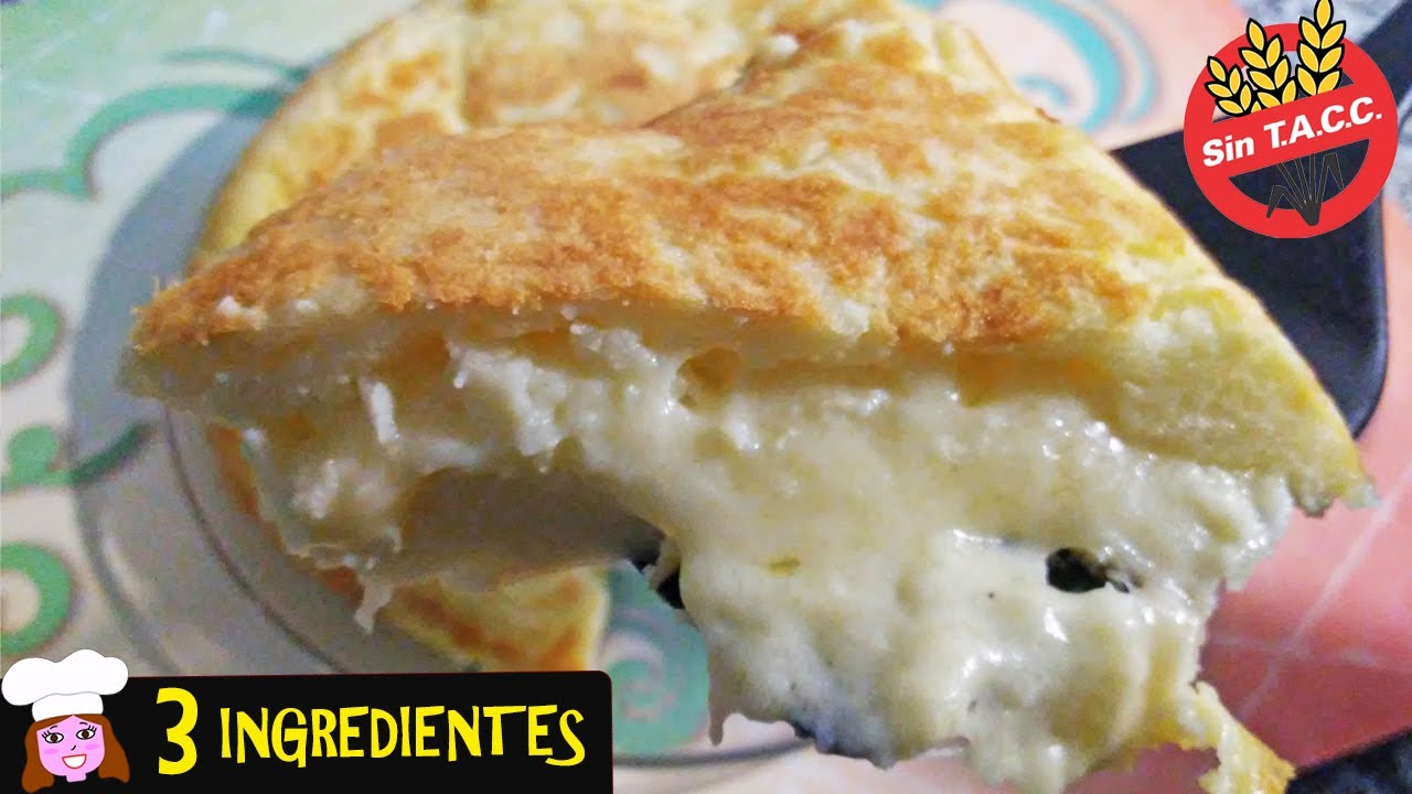 Cena lista con solo 3 ingredientes, sin horno, sin gluten, sin harina, fácil, rápido y muy económico