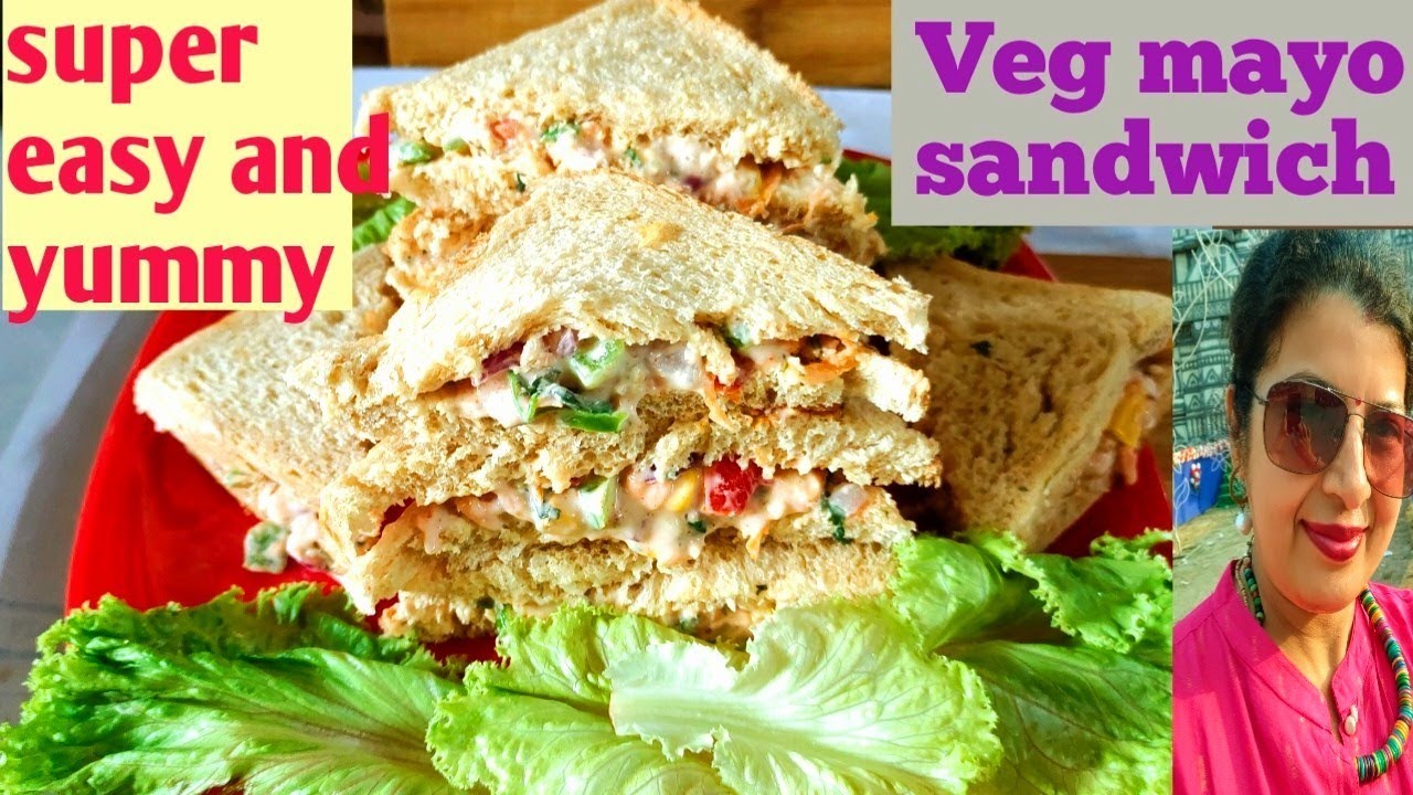 Cafe style Super easy and delicious yummy veg mayo sandwich | Veg mayo sandwich for sandwich lovers