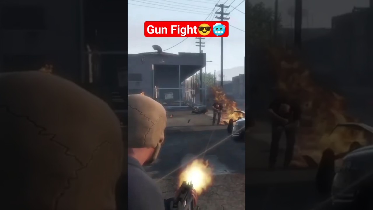 Epic GTA V Gang Fight: Unleashing Chaos 🔥🥶😎#viral #shortsfeed #shorts