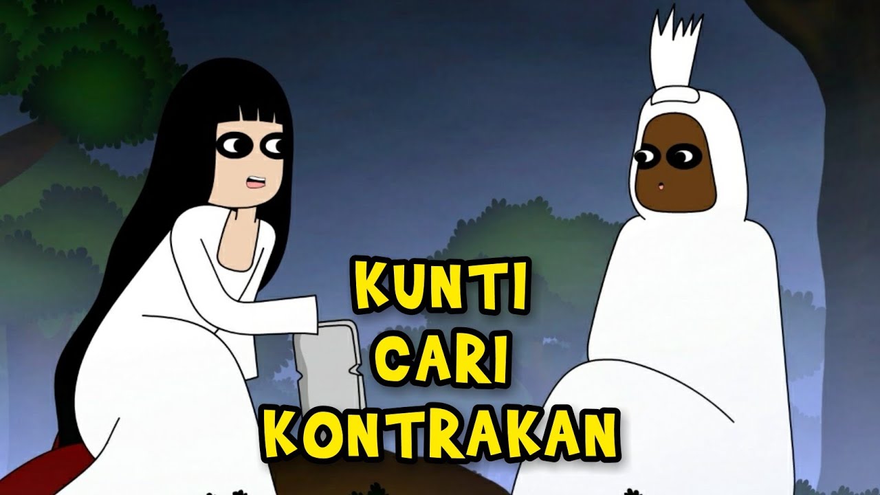 KUNTILANAK CARI KONTRAKAN | kartun hantu lucu