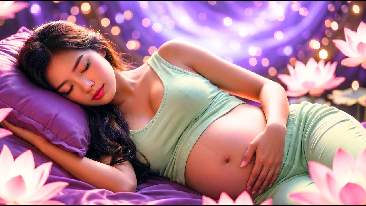 Pregnancy Sleep Music 🌙 Relaxing Prenatal Healing for Mom & Baby in Womb 💕