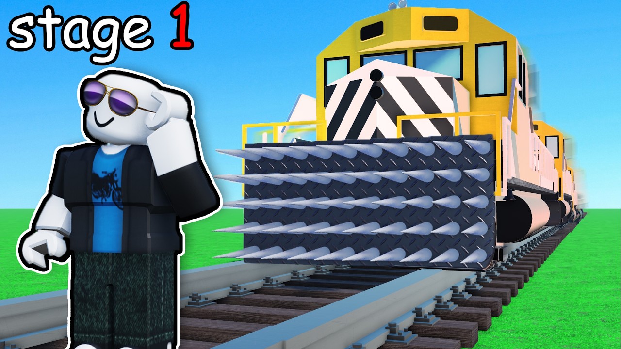 i stopped EVERYTHING in Roblox stop the train simulator...