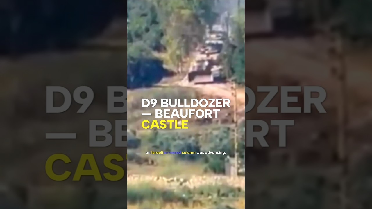 Israeli D9 Bulldozer Hit by FPV Drone During Operations Lebanon