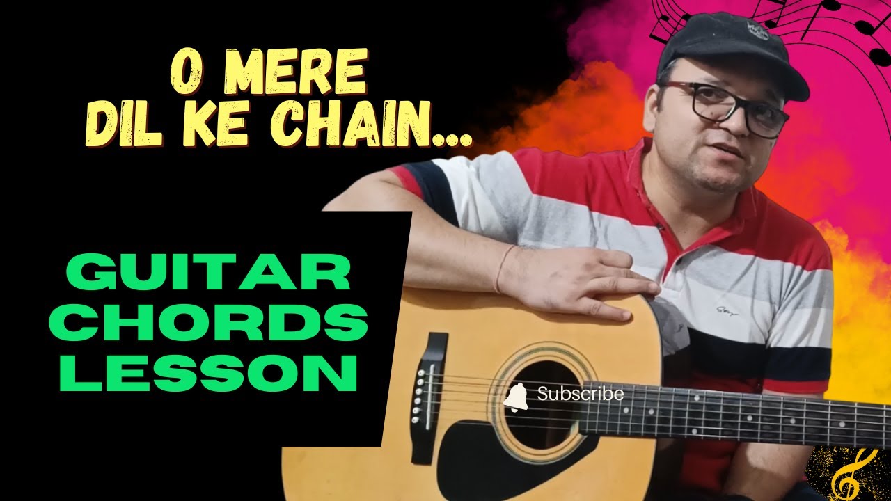 O Mere Dil Ke Chain | Mere Jeevan Saathi | Guitar Chords Lesson | @HridayeshThapa