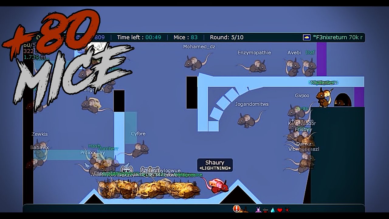 Transformice - Brkrmn (+80 MICE) Racing Gameplay #126