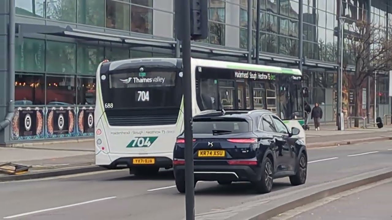 Here is 688 on the number 704 in Slough with the 704 livery 