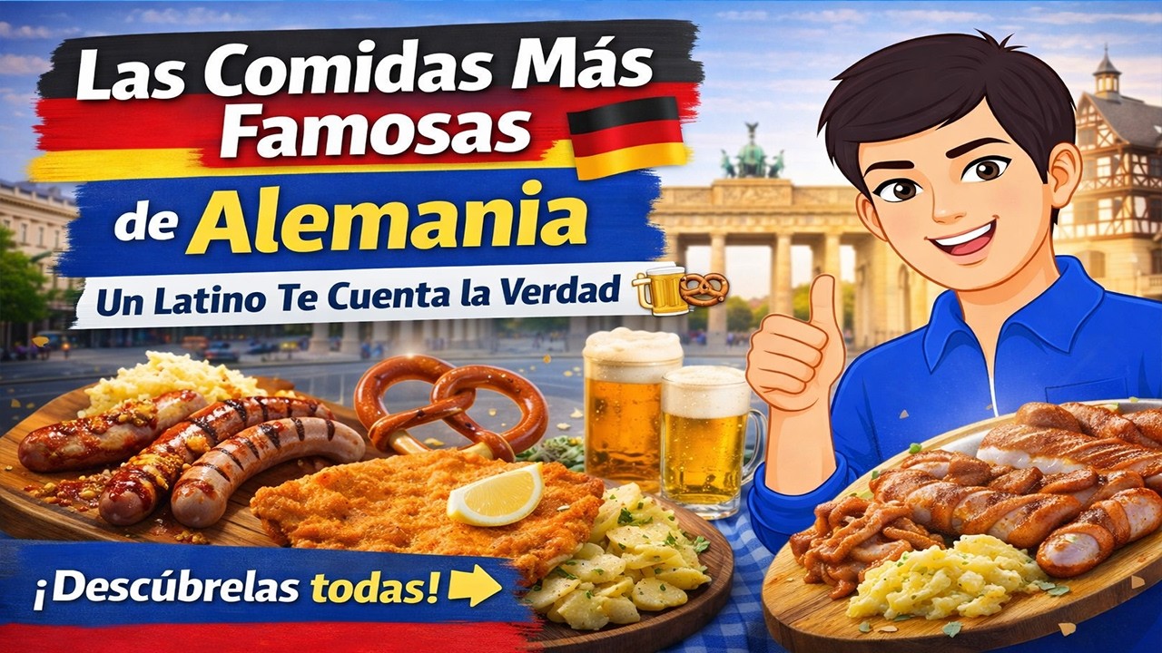 Las Comidas Más Famosas de Alemania 🇩🇪 | Un Latino Te Cuenta la Verdad 🍻🥨