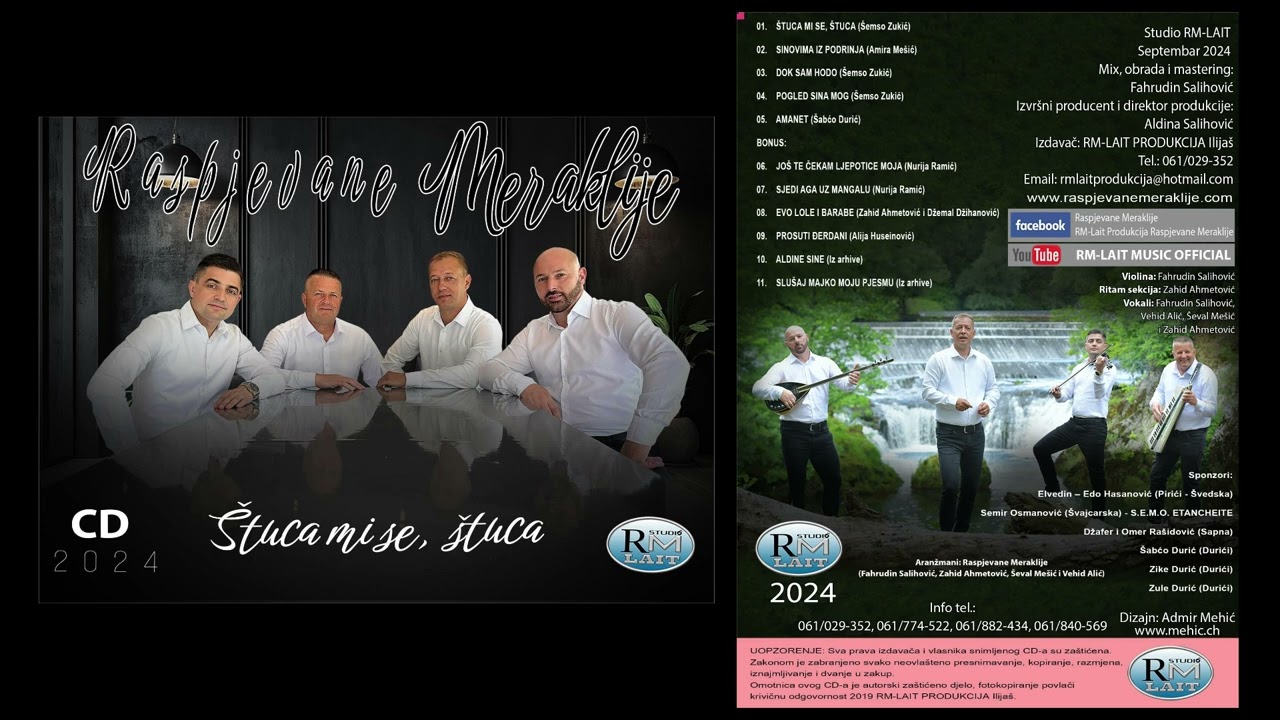 Raspjevane Meraklije 2024 - Štuca mi se, štuca (CIJELI ALBUM)