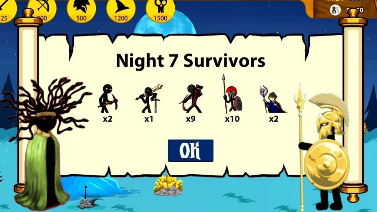 There was a fierce battle, between soldiers and zombie warriors. Stick War Legacy Android Gameplay 