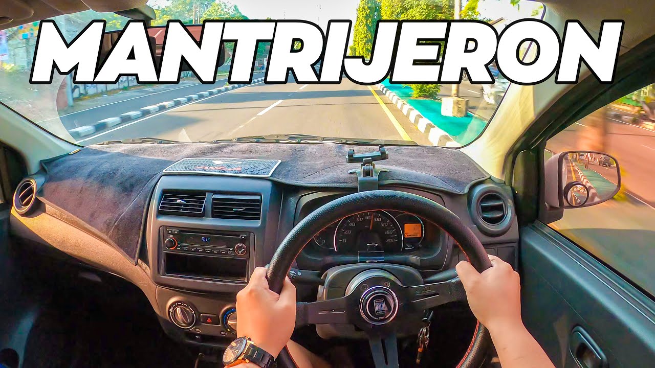 [4K] DAIHATSU AYLA 1.0 2016 DRIVING POV | MANTRIJERON YOGYAKARTA INDONESIA
