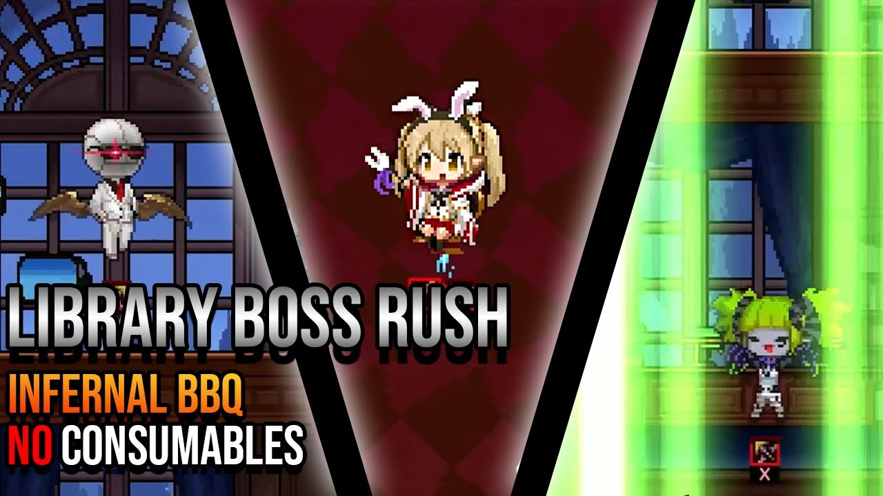 TEVI - Library Boss Rush [Infernal BBQ/No Consumables]
