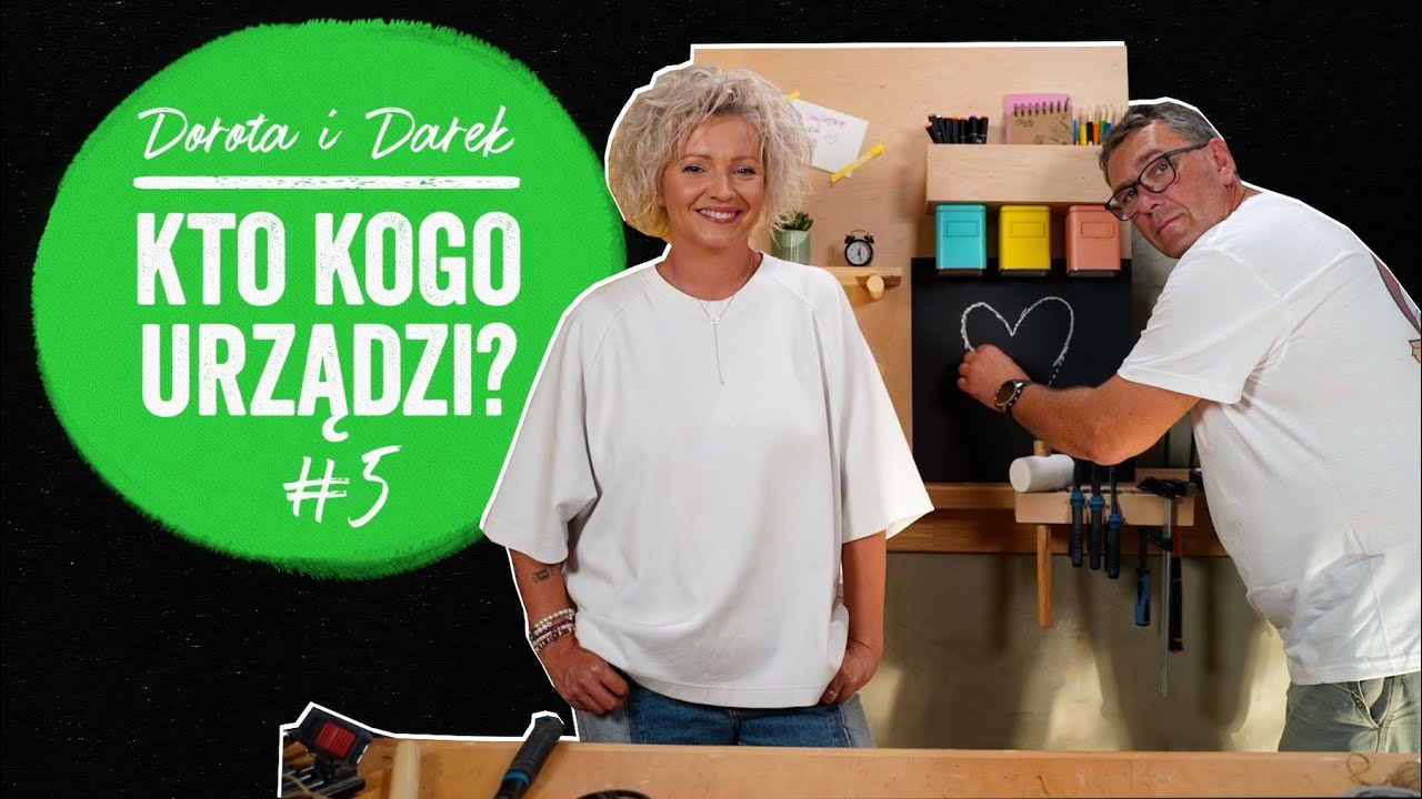 ORGANIZER ZE SKLEJKI. Dorota i Darek - kto kogo urządzi? Odcinek #5