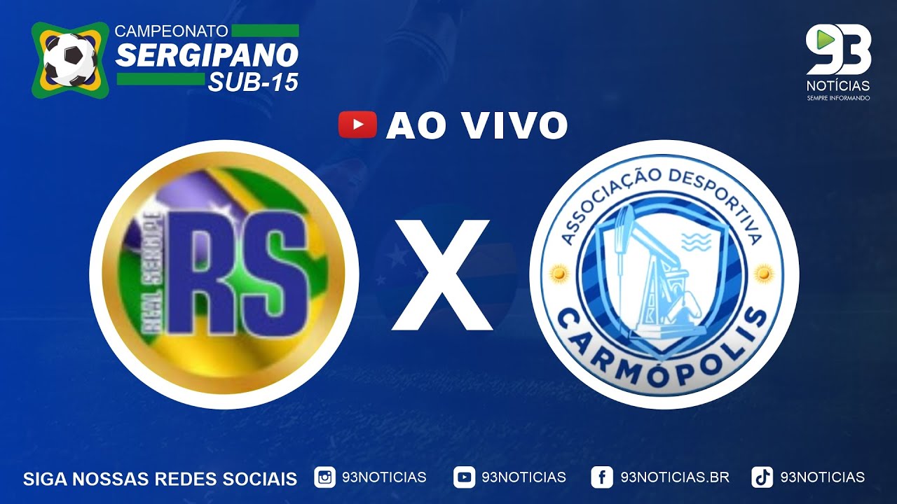 FINAL: REAL SERGIPE X CARMÓPOLIS - Campeonato Sergipano Sub-15
