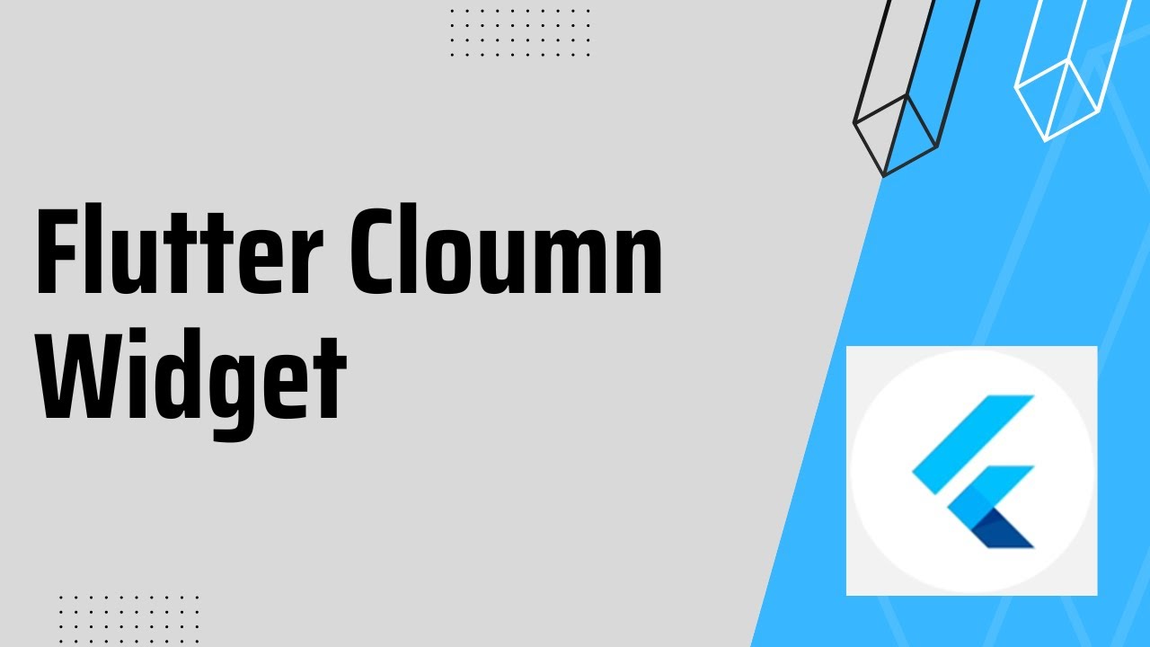 column widget flutter | flutter column widget