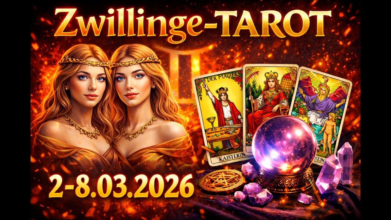 Zwillinge ♊️ Tarot ♊️ 2-8.03.2026.  Du gehst durch das Ende in dein Zuhause