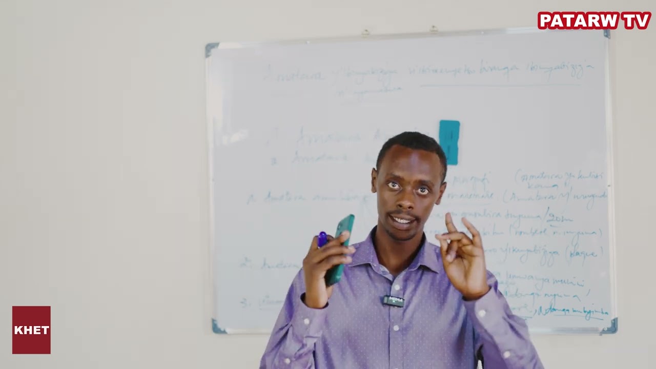 AMATEGEKO Y'UMUHANDA ''UBURYO AMATARA AGOMBA KUMURIKAMO ''TSINDIRA PROVISOIRE HAMWE NA KHET''