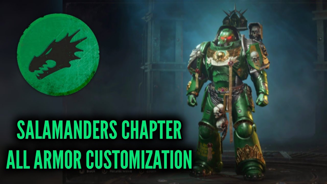 Space Marine 2 - Salamanders Chapter All Armor Customization