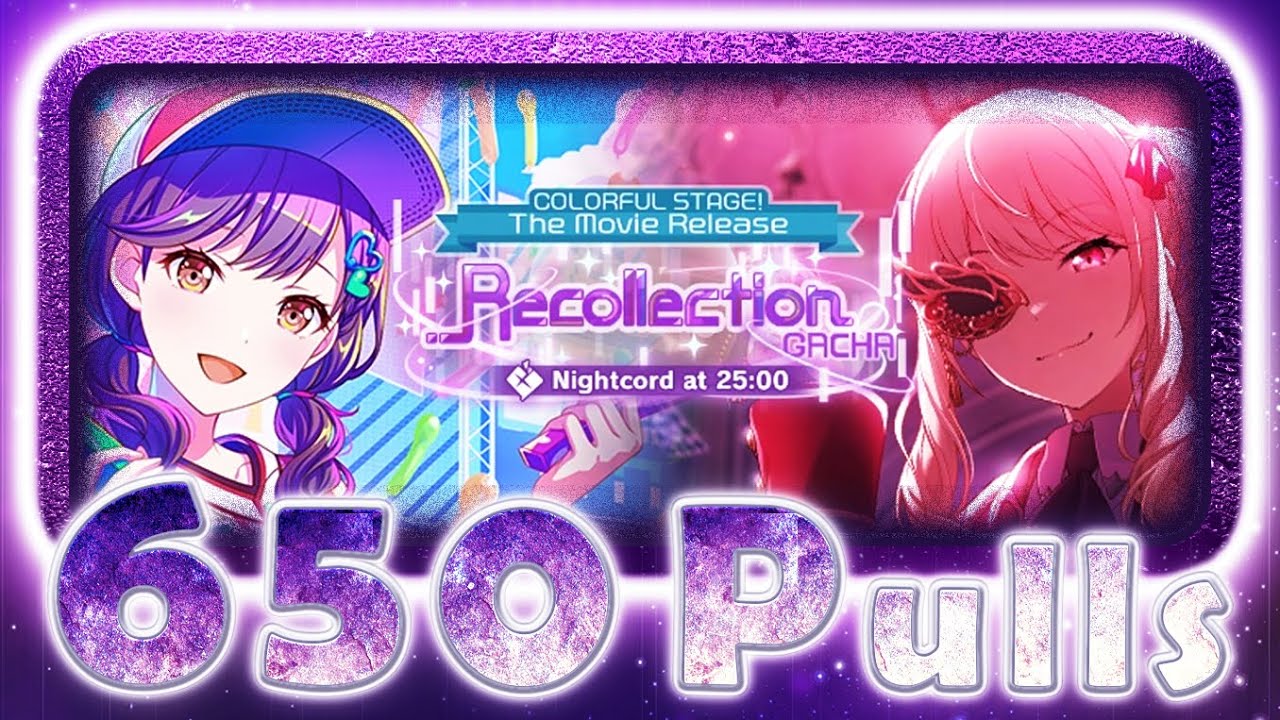 Finally Here! 🥳 650 Pulls All-In for the N25 Recollection Gacha | Project Sekai