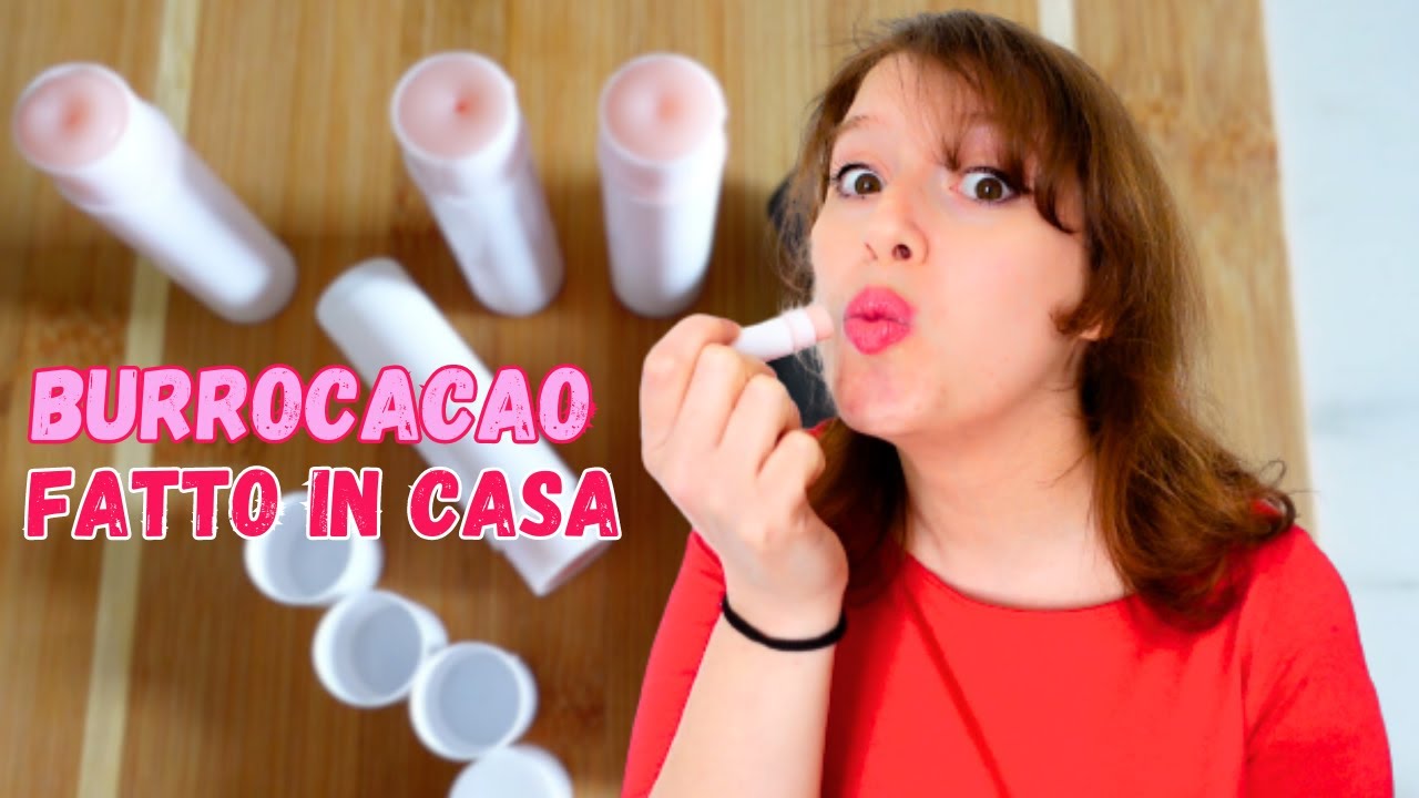BURROCACAO ROSA ALLA VANIGLIA FATTO IN CASA! *diy*