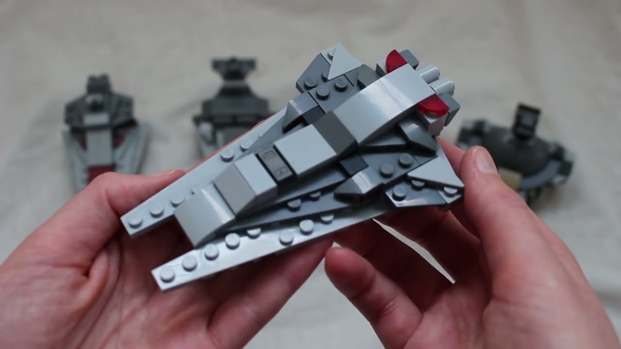 Альтернативная сборка мини-звездолетов флота Республики из LEGO | Звездные войны: ситхский диверс...