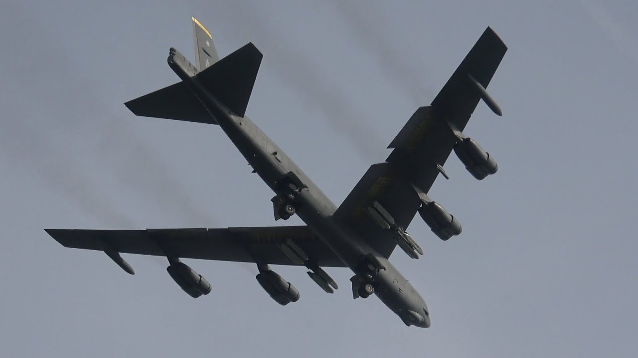 B-52s AND B1s DEPART RAF FAIRFORD - 20/3/26 4K