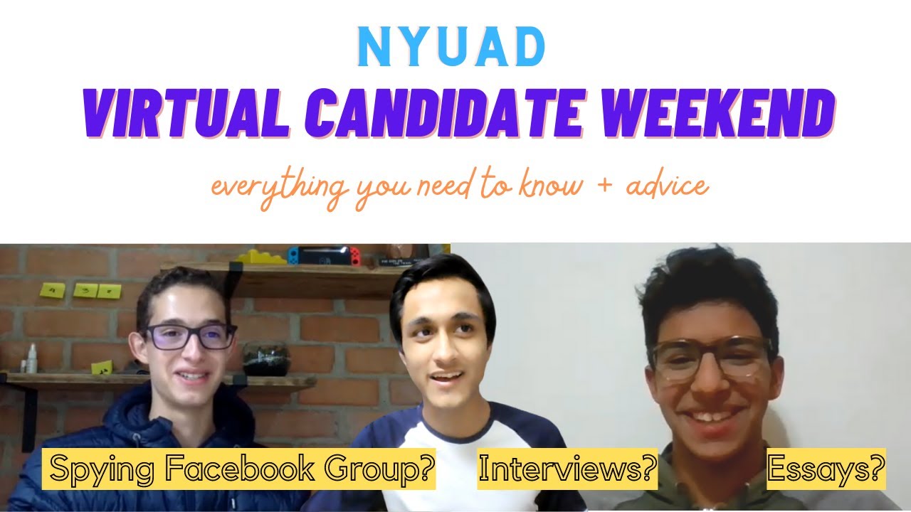 Virtual Candidate Weekend (NYUAD): everything to know + advice