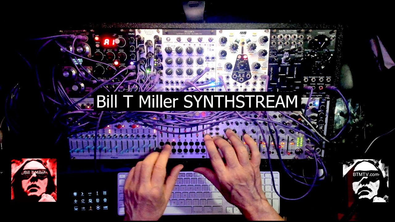 Elecrto Synth Funk Improv SYNTHSTREAM from HEADROOM Studios Boston - Bill T Miller