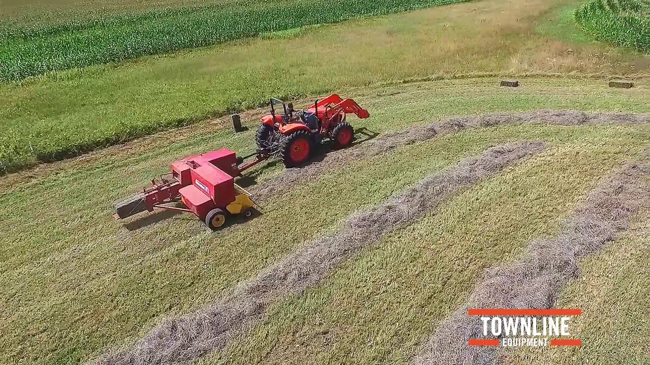 Townline Equipment Kubota M6 and New Holland BC5070 Square Baler