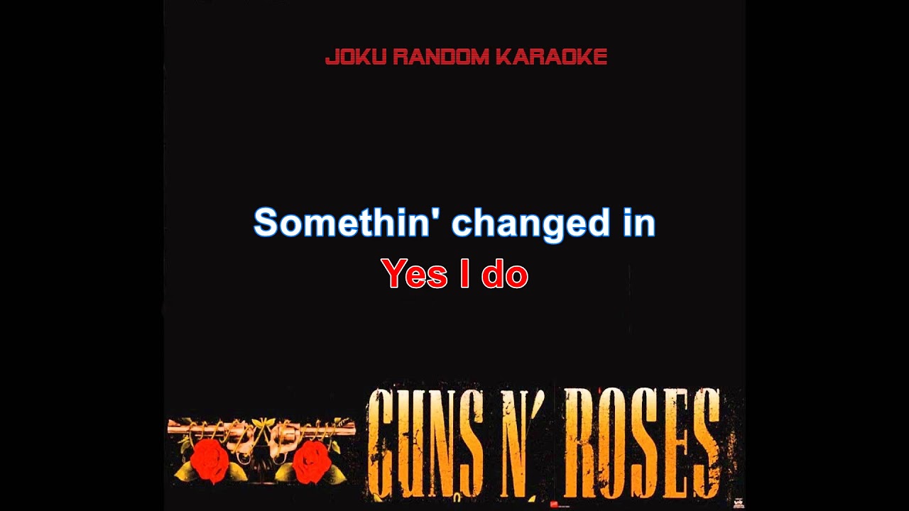 Guns N' Roses - Think About You [Karaoke]