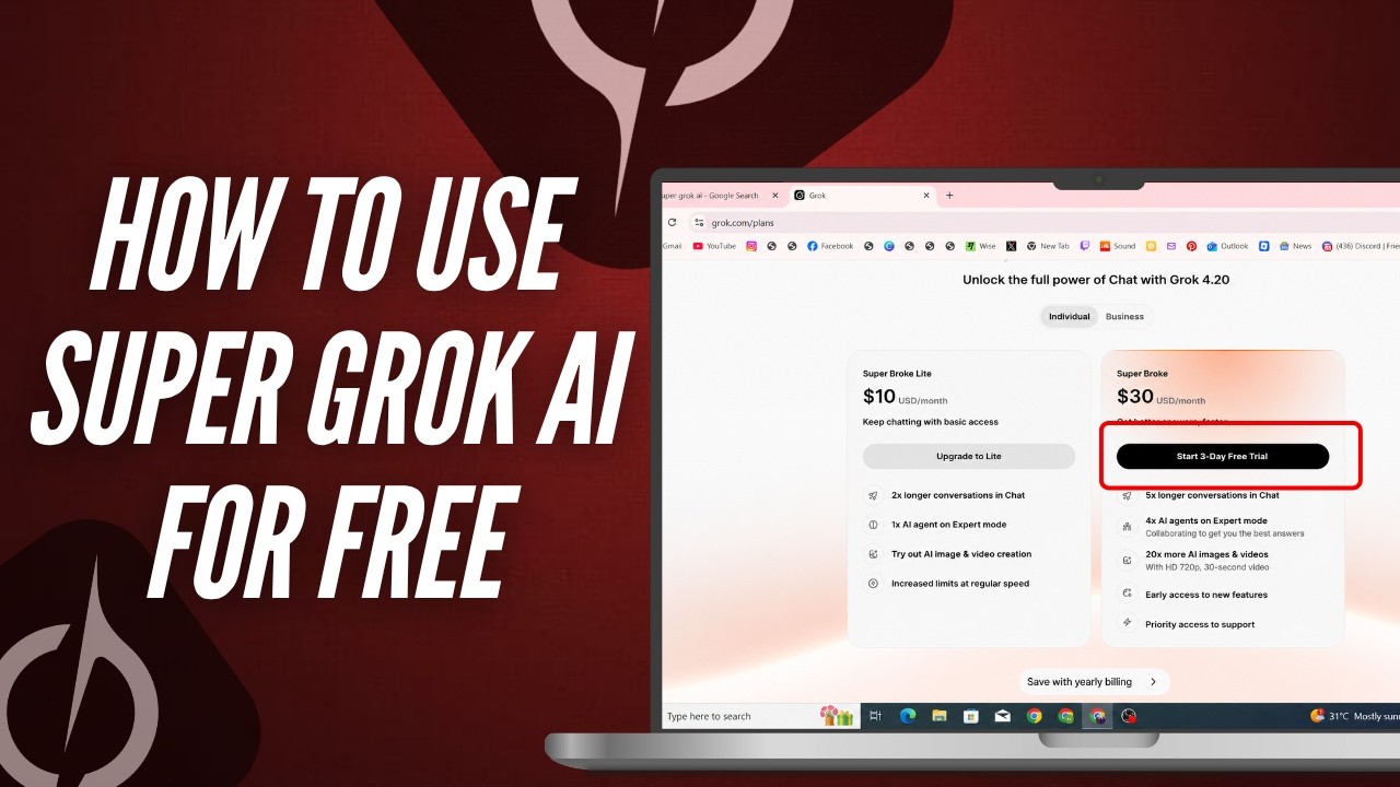 How To Use Super GROK AI for Free