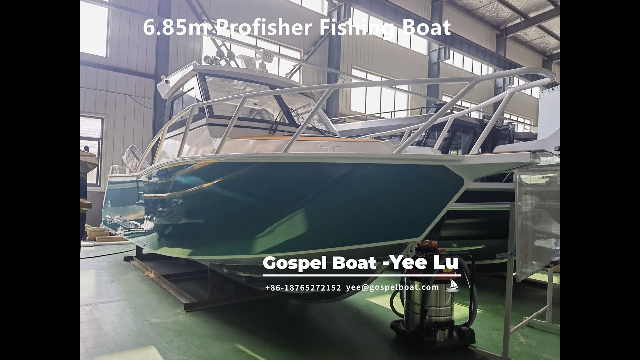 Gospel Boat 6.85m Profisher Fishing Boat for Sale