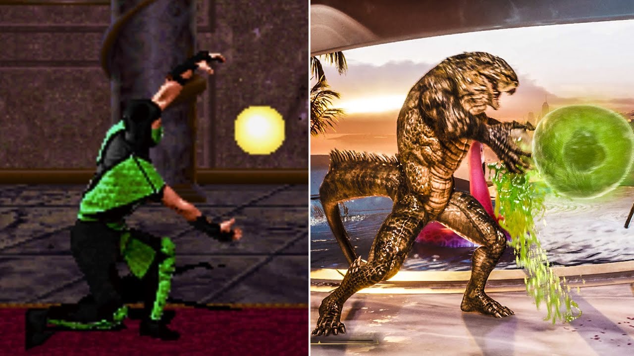 Evolution of Reptile's Force Ball (1993-2023)