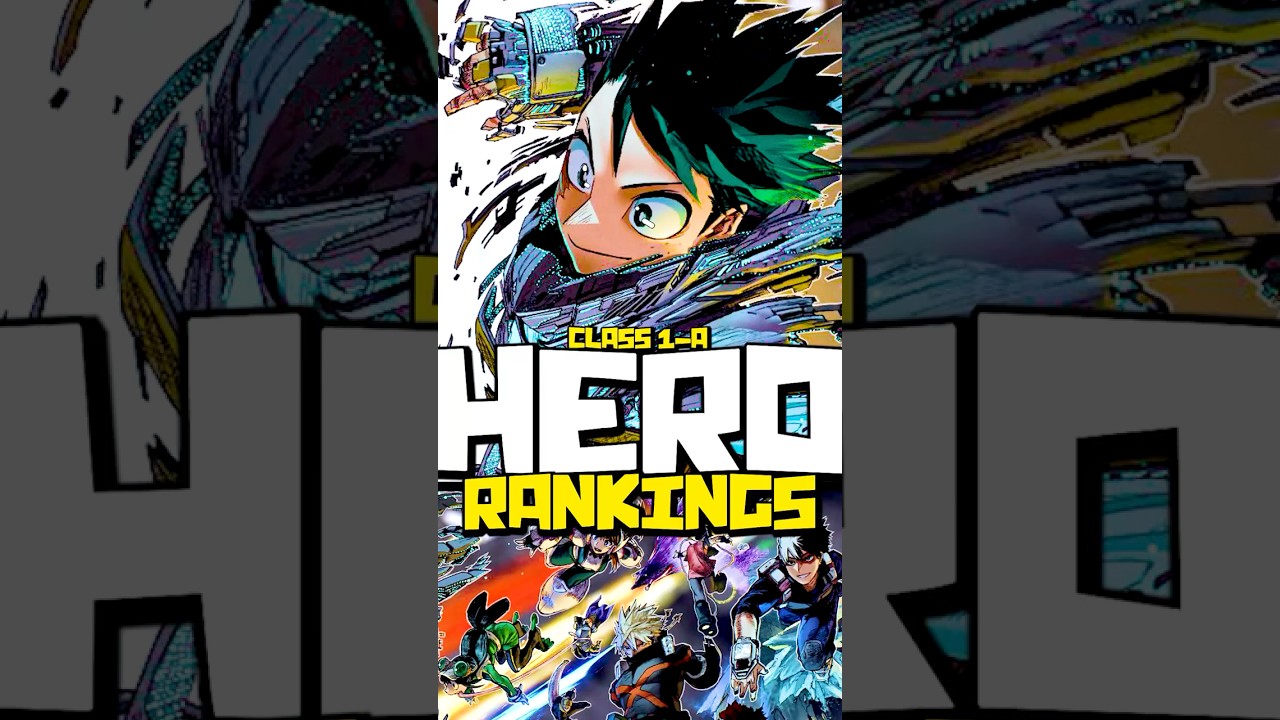 The Official Class 1-A Hero Rankings AFTER The End of MHA&hellip;