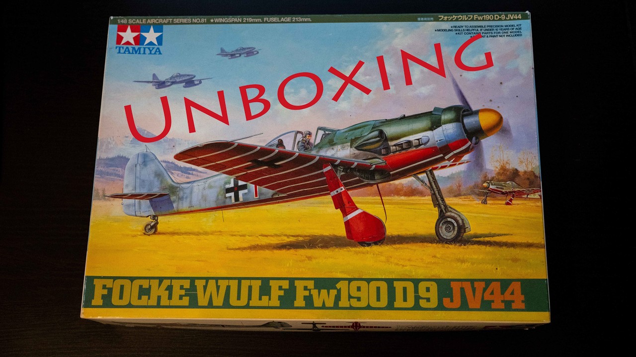 Tamiya Focke-Wulf Fw190 D-9 1/48 [Unboxing]