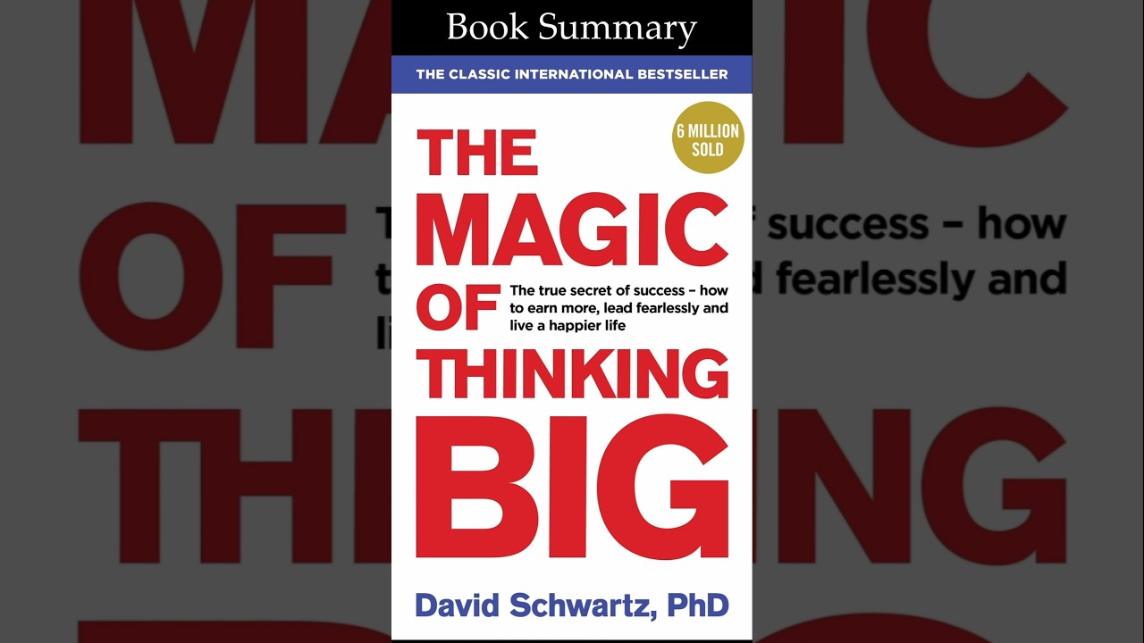 2-minute Book Summary of "The Magic Of Thinking Big" by David Schwartz
