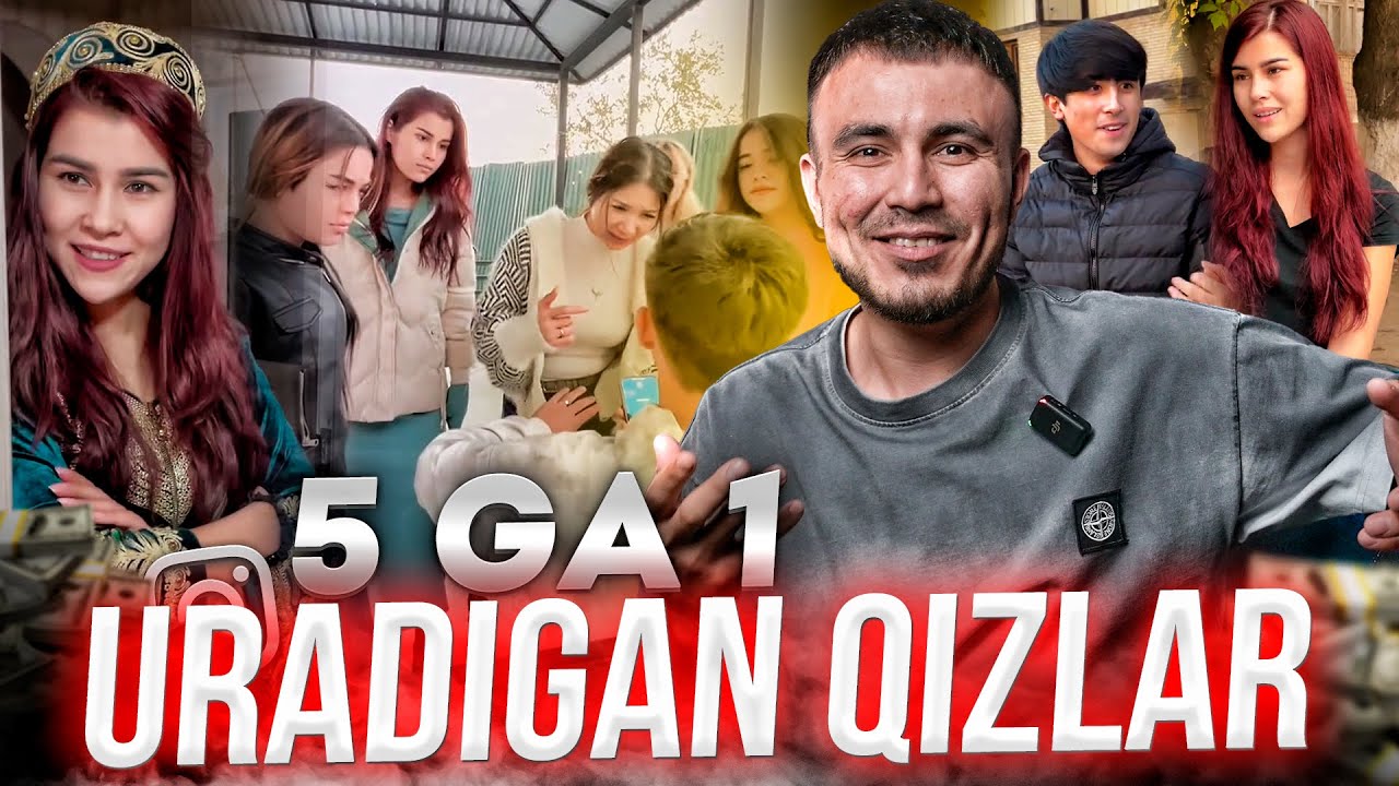 5 GA 1 URADIGAN QIZLAR