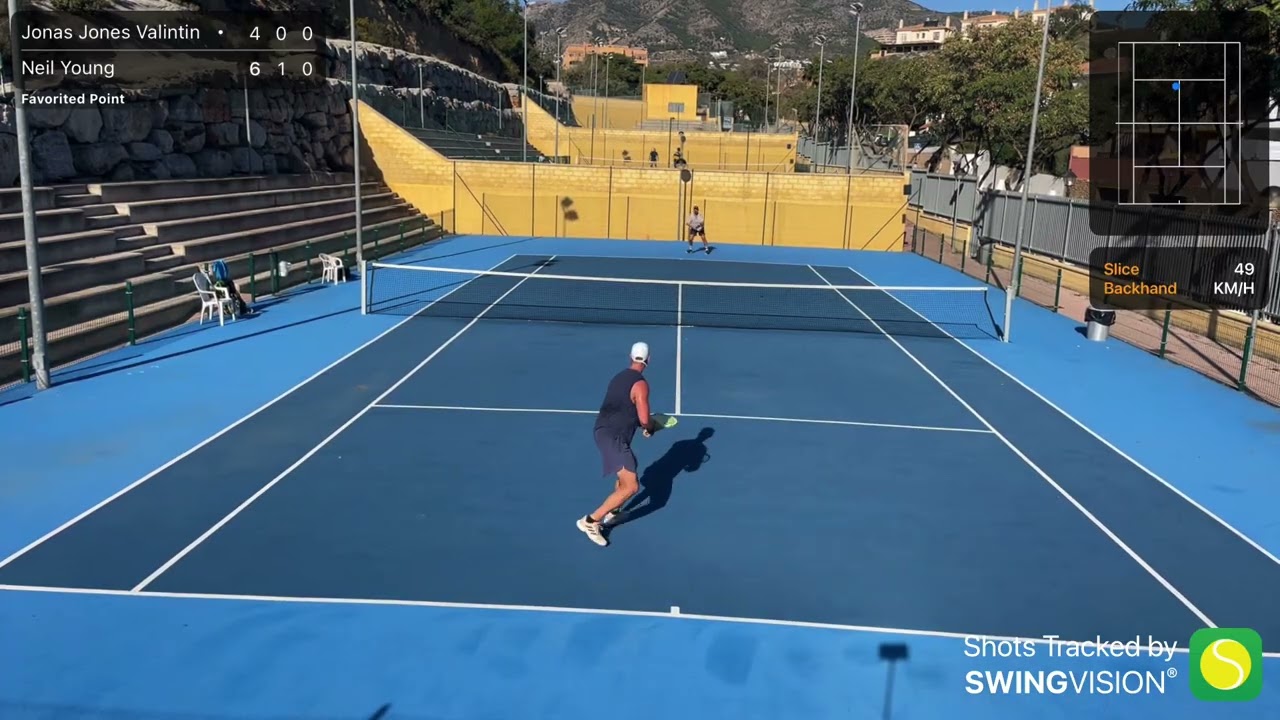 Liga Tenis Malaga- Jonas Jones Valintin v Neil Young 4-6 3-6 (extended highlights)