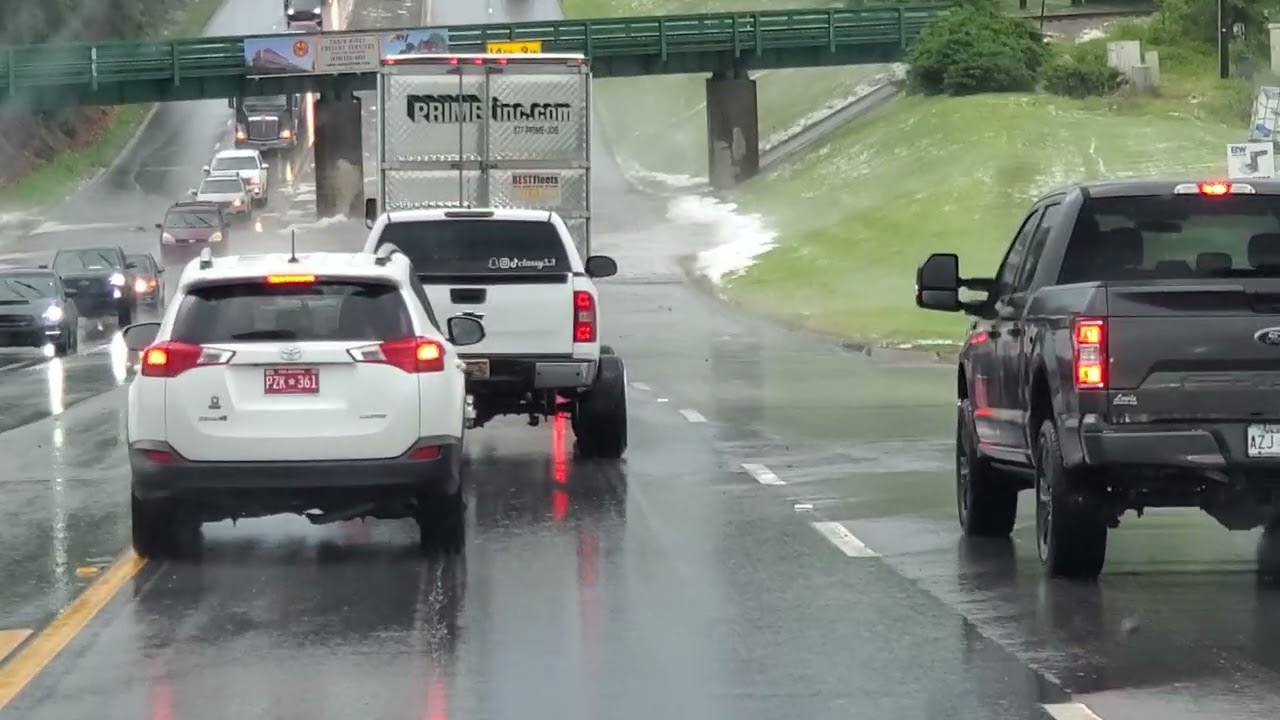 Flooding at the underpass in Springdale, Ar(71B)