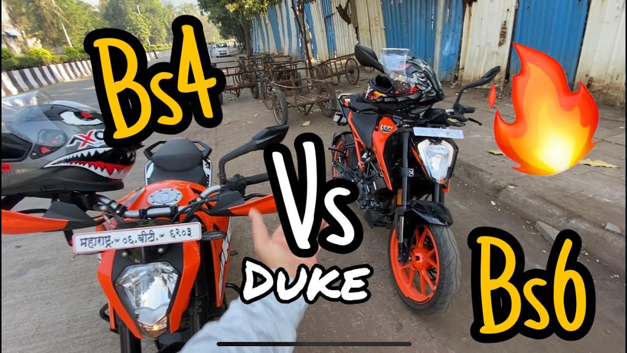 KTM DUKE 200 BS6 VS BS4 #2021 -  Sound comparison- Ride/review.